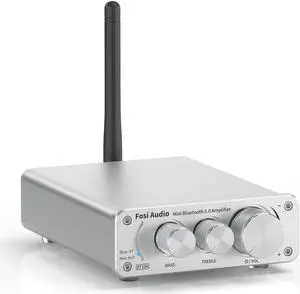 Fosi Audio BT10A Bluetooth 5.0 Stereo Audio Amplifier Receiver 2 Channel Class D Mini Hi-Fi Integrated Amp for Home Passive Speakers 50W x 2 TPA3116 Fosi Audio BT10A Bluetooth 5.0 Stereo Audio Amplifier Receiver 2 Channel Class D Mini Hi-Fi Integrated Amp for Home Passive Speakers 50W x 2 TPA3116