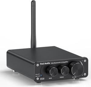 Fosi Audio BT10A Bluetooth 5.0 Stereo Audio Amplifier Receiver 2 Channel Class D Mini Hi-Fi Integrated Amp for Home Passive Speakers 50W x 2 TPA3116
