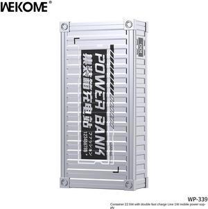 WEKOME WP-339 container style quick charge Powebank 22W+20W