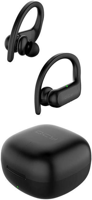 QCY T6 Workout Wireless Earbuds Powerbeats Pro Style TWS 50 Bluetooth Headphones with Mic Compatible for iPhone Android and Other Leading Smartphones Black