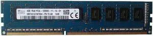 SK Hynix HMT451U7BFR8A-PB 4GB DDR3 1600Mhz 1RX8 PC3-12800 ECC Unbuffered CL11 240-Pin DIMM 1.35V Memory Module for HP Server