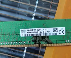 Sk Hynix HMA81GU6DJR8N-WM DDR4 8GB 2933Mhz 1RX8 PC4-23400 non-ECC Unbuffered CL15 288 Pin Dimm 1.2V Memory Module For Desktop