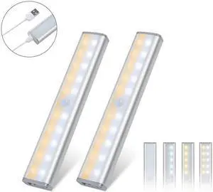 Vista Let There Be Light 20 Motion LED Lights Rechargeable Battery - White Vista Let There Be Light 20 Motion LED Lights Rechargeable Battery - White