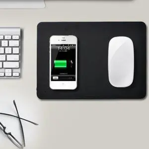 Vista Superpower Pad 2 In 1 iPhone Wireless Charger; And Mouse Pad - Black Vista Superpower Pad 2 In 1 iPhone Wireless Charger; And Mouse Pad - Black