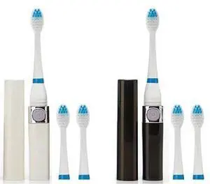 Vista MySonic ToothBrush Set of 2, For Your Home and Travel - Lime Green - Set of 2 Vista MySonic ToothBrush Set of 2, For Your Home and Travel - Lime Green - Set of 2