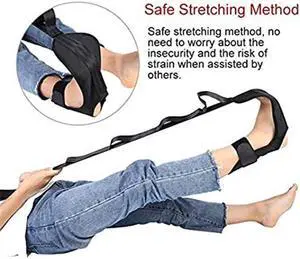 Vista Yogable Ligament Stretching Support Strap For Yoga - Black Vista Yogable Ligament Stretching Support Strap For Yoga - Black
