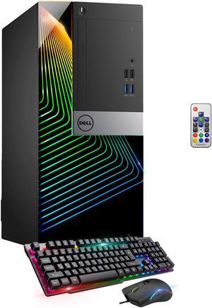 Refurbished Custom Built RGB Lights Gaming PC  Dell OptiPlex Mini Tower Computer Intel Core i5 6500 QuadCore Processor NVIDIA GeForce GT 1030 2GB 16GB RAM 1TB SSD Win 10 Pro WIFI HDMI