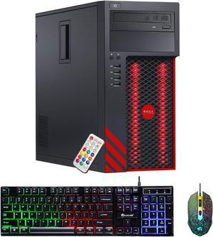 Dell Precision Gaming Tower Computer PC with RGB Lights | Intel Quad Core i5-6500 3.20 GHz 16GB 1TB SSD | NVIDIA GeForce GTX 1050 Ti 4GB | WiFi | Win 10