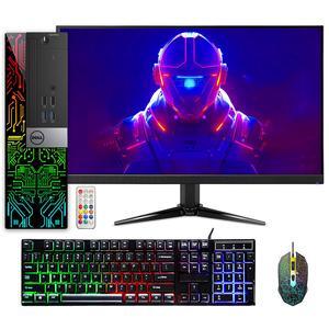 PC Desktop Dell Optiplex Ricondizionato – I5, SSD 128GB + HDD 500GB, 8GB RAM, GT 1030, Windows 10 Pro, Monitor 22″