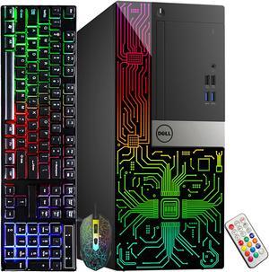 Dell OptiPlex RGB Gaming PC Desktop Tower Computer, GeForce RTX 3050 6GB, Intel Hexa-Core i5-8500 Processor, 16GB DDR4 RAM, 1TB SSD, HDMI, Windows 11 Pro