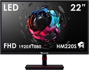 HAJAAN 22 Inch FHD Computer Monitor with Built-in Phone Holder, 75 Refresh Rate, Best for Office & Home, HDMI, VGA Ports WLED Monitor, FreeSync, Flicker- Free, Wall Mountable  (HM220S)