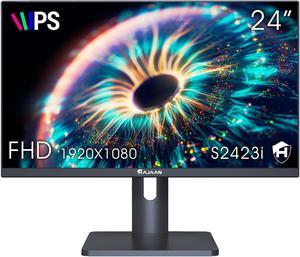 HAJAAN 24 Inch Full HD (1920 x 1080) IPS Desktop Monitor, 75 Hz Refresh Rate, Adjustable Tilt, Wall Mountable HDMI & VGA Ports | Monitor for PC, Ideal for Home & Business (S2423i)