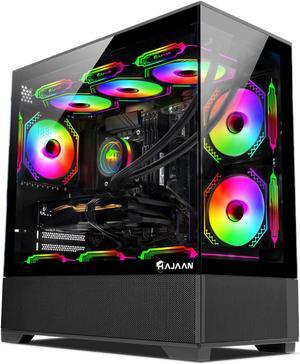 HAJAAN SuperX Gaming PC  Liquid Cooled - Intel i7 13700F - GeForce RTX 4060 8GB - 32GB DDR4 - 2TB NVMe SSD - Windows 11 Pro - WiFi - Bluetooth - Mechanical Keyboard Mouse