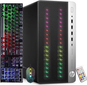 Refurbished HP ProDesk RGB Gaming PC Tower Desktop Computer GeForce RTX 3050 6GB Intel Hexa Core i78700 up to 46GHz 32GB DDR4 RAM 1TB SSD WiFi BT Windows 11 Pro