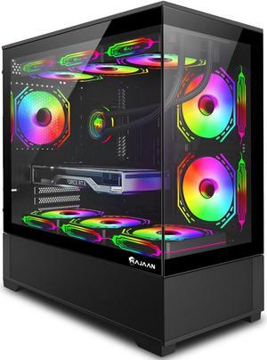 HAJAAN Gaming PC Desktop, AMD Ryzen 7 7700X up to 5.4GHz, GeForce RTX 4060 8GB GDDR6, 32GB DDR5 6000MHz RAM, 2TB NVMe SSD, WiFi Ready & Windows 11 Pro, 1 Year Warranty