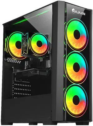 HAJAAN BREEZE Gaming Computer Desktop PC  Intel Core i5-12400F Processor up to 4.40 GHz, NVIDIA RTX 5060 8GB GDDR7, 32GB DDR4 RAM, 1TB NVME SSD, 650W PSU, Wi-Fi, Windows 11 Pro