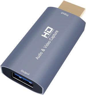 Z51 4K HDMI Male to 1080p USB Female Audio Video Capture Card for Gaming / Living Streaming Broadcasting