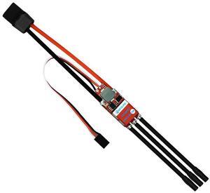 SEQURE 70A Brushless ESC 2-6S Lipo, RC Motor Electric Speed Controller 128KHz, ESC with 5V 4A BEC for RC Crawler Car, Climbing Car, Ship Model - ESCape32
