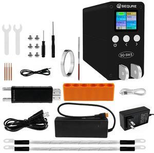 SEQURE SW3 Spot Welder Max 2500A Capacitor Energy Storage Spot Welding Machine for 18650, 21700 Lithium Battery Pack Building with Integrated Handle WP30