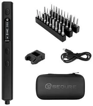 SEQURE ES666 Smart Somatosensory Recognition Electric Screwdriver with Manual & Electric Modes, Support Sensing | Fixed | Automatic Working Modes, Suitable for Repair Disassembly Assembly RC Models Dr