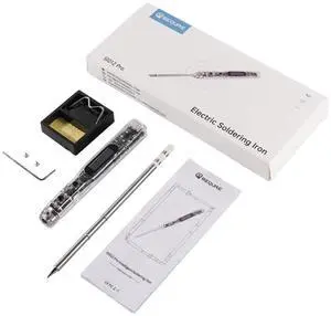 SEQURE Soldering Iron Kit, 68W Electric Portable Solder Iron, OLED Screen, Adjustable Temperature, Auto Sleep & Standby, with T12 B2 Soldering Tip SEQURE Soldering Iron Kit, 68W Electric Portable Solder Iron, OLED Screen, Adjustable Temperature, Auto Sleep & Standby, with T12 B2 Soldering Tip