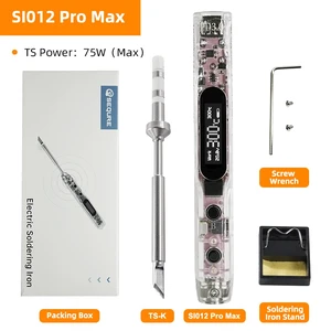 SEQURE 100W Soldering Iron Kit, Adjustable Temperature, 50-450 Fast Heating, Portable Electric Soldering Tool for Electronics with Soldering Tip TS-K SEQURE 100W Soldering Iron Kit, Adjustable Temperature, 50-450 Fast Heating, Portable Electric Soldering Tool for Electronics with Soldering Tip TS-K
