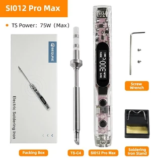 SEQURE 100W Soldering Iron Kit, Adjustable Temperature, 50-450 Fast Heating, Portable Electric Soldering Tool for Electronics with Soldering Tip TS-C4 SEQURE 100W Soldering Iron Kit, Adjustable Temperature, 50-450 Fast Heating, Portable Electric Soldering Tool for Electronics with Soldering Tip TS-C4