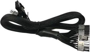 AYA 24" (24-Inch) ATX 24-Pin to 18-Pin + 10-Pin Extension Modular Power Supply Cable for Coolermaster V850, V700, V1000