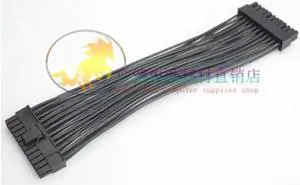 Custom Made 24Pin Male to Male Adapter Power Cable Charger Supply Wire for PC Chassis Module 30cm