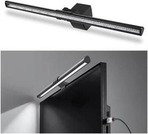 Computer Monitor Light Bar Screen Light with Adjustable Brightness and 3 Color Temperature PC E-Reading Task Lamp with USB Powered Essential for Work and Office