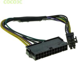 Anicorn   For DELL Optiplex 3H61 H81 Q77 Q87 B75 A75 Q75 Q65 series Motherboard CPU 8Pin to ATX 24Pin Power supply cable