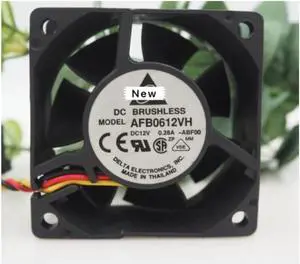 For Delta Electronics AFB0612VH 644317-001 -AH1H Server Cooling Fan DC 12V 0.28A 60x60x25mm 4-wire
