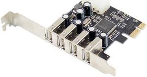 Weastlinks PCI-E to 4 Ports USB 2.0 Converter card PCIE USB2.0 Adapter Card MCS9990 Chipset