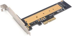 Weastlinks M.2 NVME/NGFF SSD to PCI-e PCI Express X4 X8 X16 Adapter Converter Card With Long Short Dam-board and Screwdriver Adapter