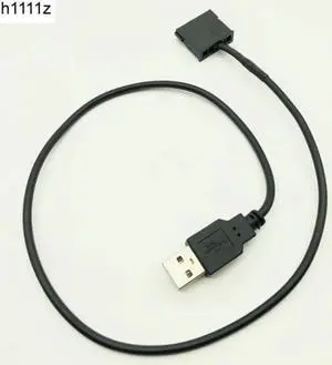 SATA to USB Power Cable Adapter USB 5V Male To 15Pin SATA Female Port Power Supply For 2.5 inch Laptop SATA HDD 22AWG Black 50cm