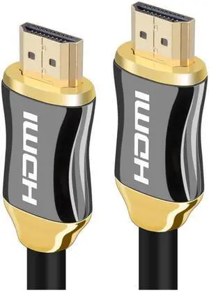 Ultra High Speed hdmi cable 15ft 4k HDMI cables support Ethernet ,3D,4K,18gbps and Audio Return (ARC)CL3 function and with 24k golden plated connector - Full Hd [Latest Version]