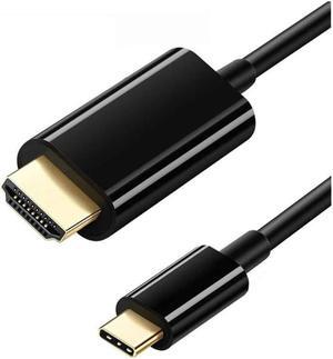 USB C to 4K HDMI Cable Video Converter Adapter 6Ft Type C to HDMI 4K Cord