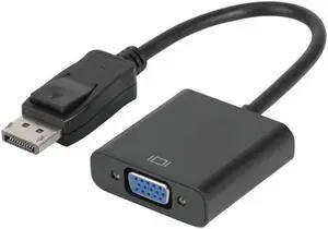 Display Port to VGA Adapter 1080P Converter, YXwin DisplayPort DP to VGA Adapter Male to Female Adapter for DP Enabled Desktops and Laptops