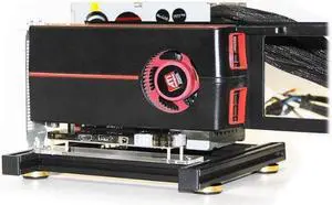 Graphics card holder DIY external graphics card base with power supply base for ATX PSU aluminum support EXP GDC graphics card d