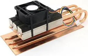 Heatsink Geforce RTX30 Series Ultra Thin Copper Mechanical Backplate Cooler Heat Sink with Fan Gold Pure Copper