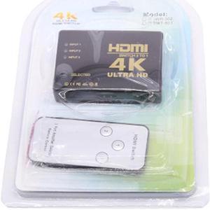 HDMI video switch, HDMI remote control switch, 4K * 2K high-definition same screen device, HDMI three in one out high-definition switch