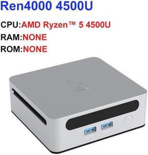 New Mini PC Ren4000 AMD Ryzen5 4500U Windows 10/11 WiFi6 NUC without RAM&SSD Desktop Computer