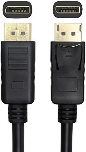 DP to DP 4K high-definition cable Displayport cable male to male computer connection cable DP to DP cable high-definition cable(3.3 ft)