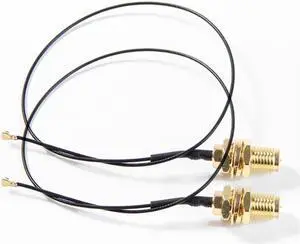 2Pcs 30cm IPEX 4 MHF4 to RP-SMA 0.81mm RF Pigtail Cable Antenna For Intel AX210 AX200 9260NGW 8260NGW 8265NGW NGFF M.2 WiFi Card