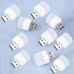 FAL  10PCS 5V 1W NEW USB Night Light LED Eye Protection Table Lamp