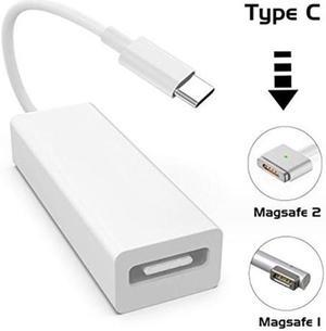 USB C Magsafe Adapter, Type C to Magsafe 1&2 Converter Adapter Charge, Compatible with New MacBook Pro/Air and Any USB C Devices,USB 3.1 Type C Male to Magsafe 2 5Pin Female Cable Cord Converter Adapt