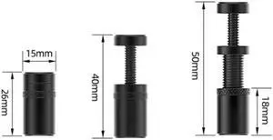 raphics Card GPU Support Bracket, Adjustable Height GPU Sag Stand Bracket with Magnet and Non-Slip Sheet, GPU Holder for Prevent Universal VGA Graphics Card Sag - 26-50mm"- - Black
