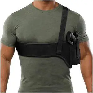 Tactical concealed underarm pistol holster
