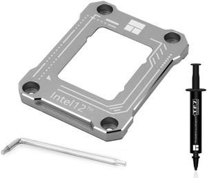 LGA1700-BCF gray 12/13th generation Intel anti-bending fastener, bending type pressure plate, CPU fixed fastener, full-fitting fixed non-marking installation, standard for coolers (gray)