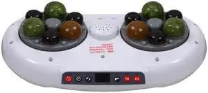 Electric Bianstone Kneading Apparatus Automatic Waist and Abdominal Massager Kneading Stomach Moxibustion Warming Belly Thin Belly Belt Massager
